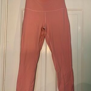 Lululemon Athletica Bubblegum Pink High-Waisted Leggings